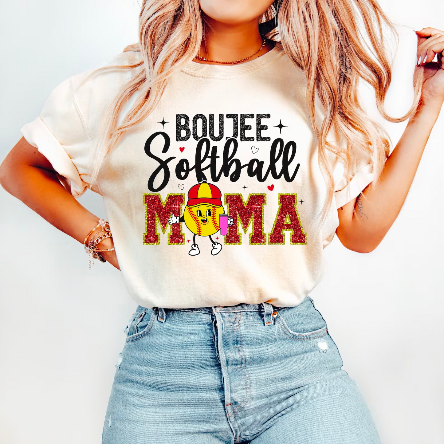 Boujee Softball Mama Endlessly Trendy