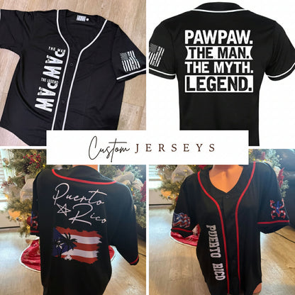 Custom Jersey - Endlessly Trendy Boutique