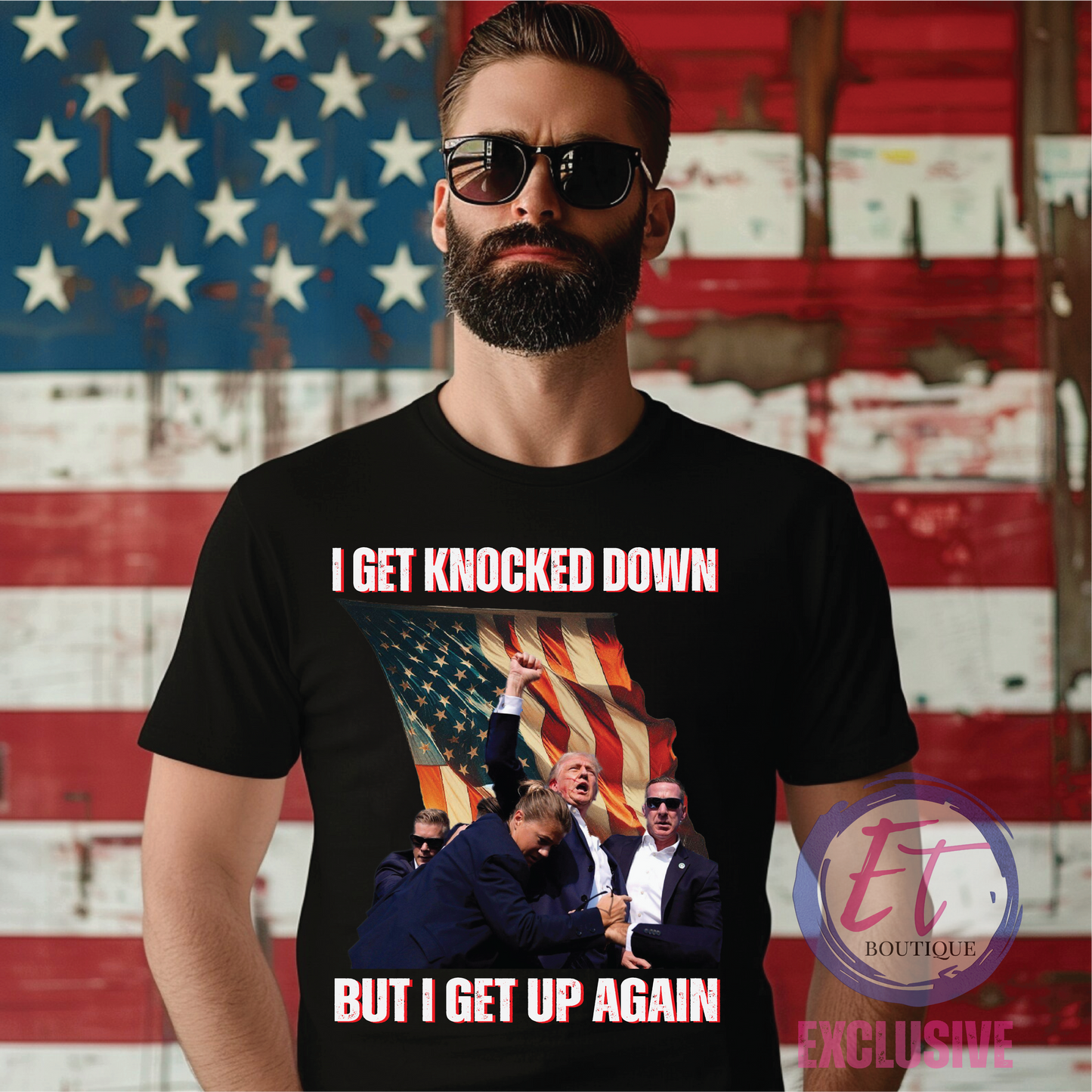 TRUMP 2024 - I Get Knocked Down, But I Get Up Again