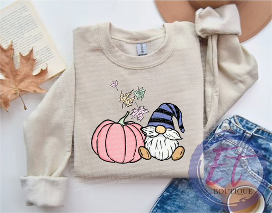 Fall Pumpkins and Leaves Sweater - Sweatshirt or Hoodie - Endlessly Trendy Boutique