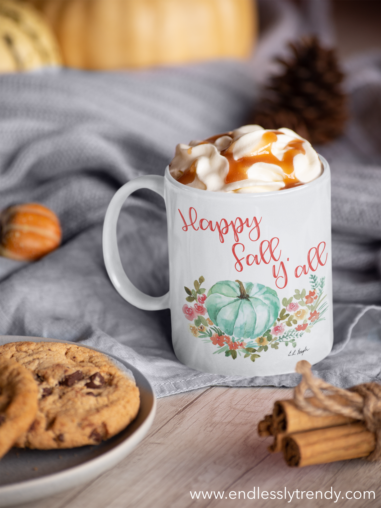 Happy Fall Y'all Coffee Mug - - Endlessly Trendy Boutique