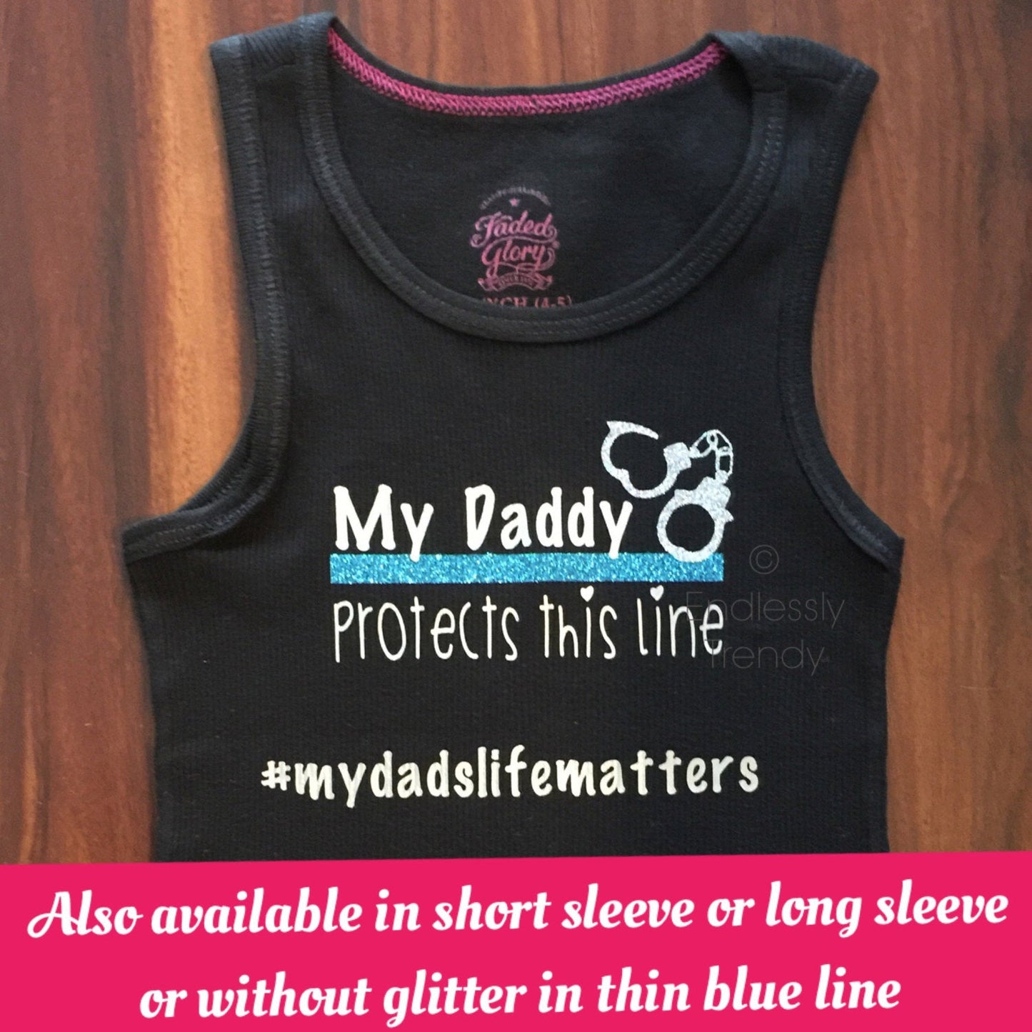 My Daddy Protects this Line Shirt - - Endlessly Trendy Boutique