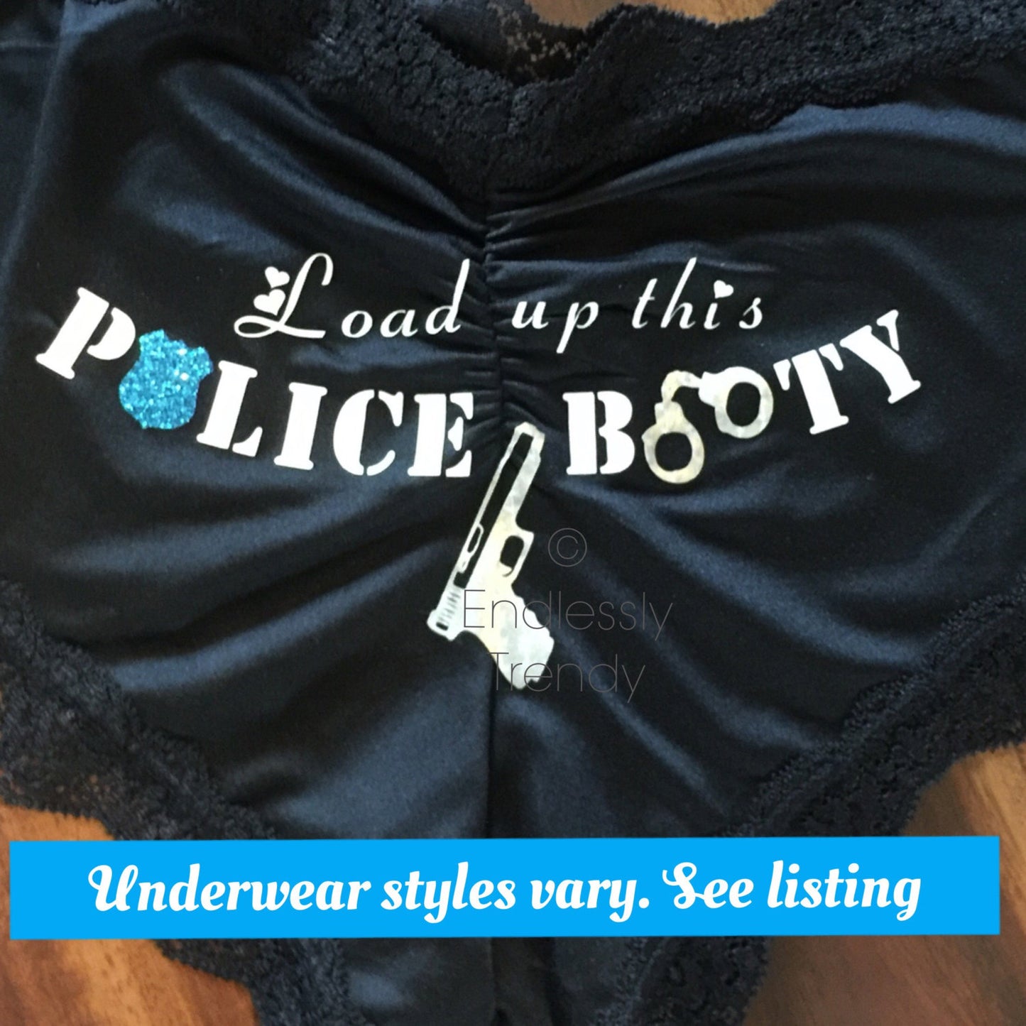 Load Up This Police Booty Panties - - Endlessly Trendy Boutique