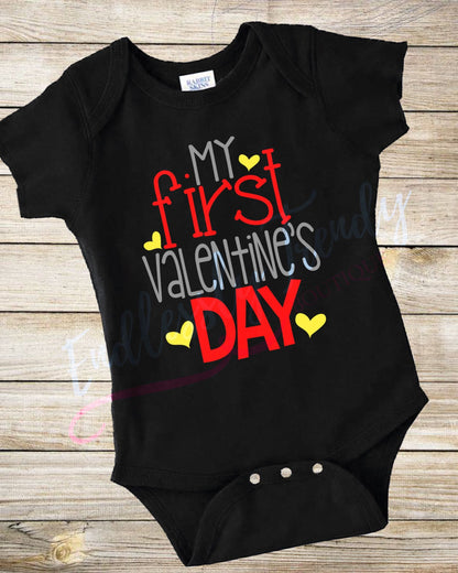My First Valentine's Day Bodysuit - - Endlessly Trendy Boutique