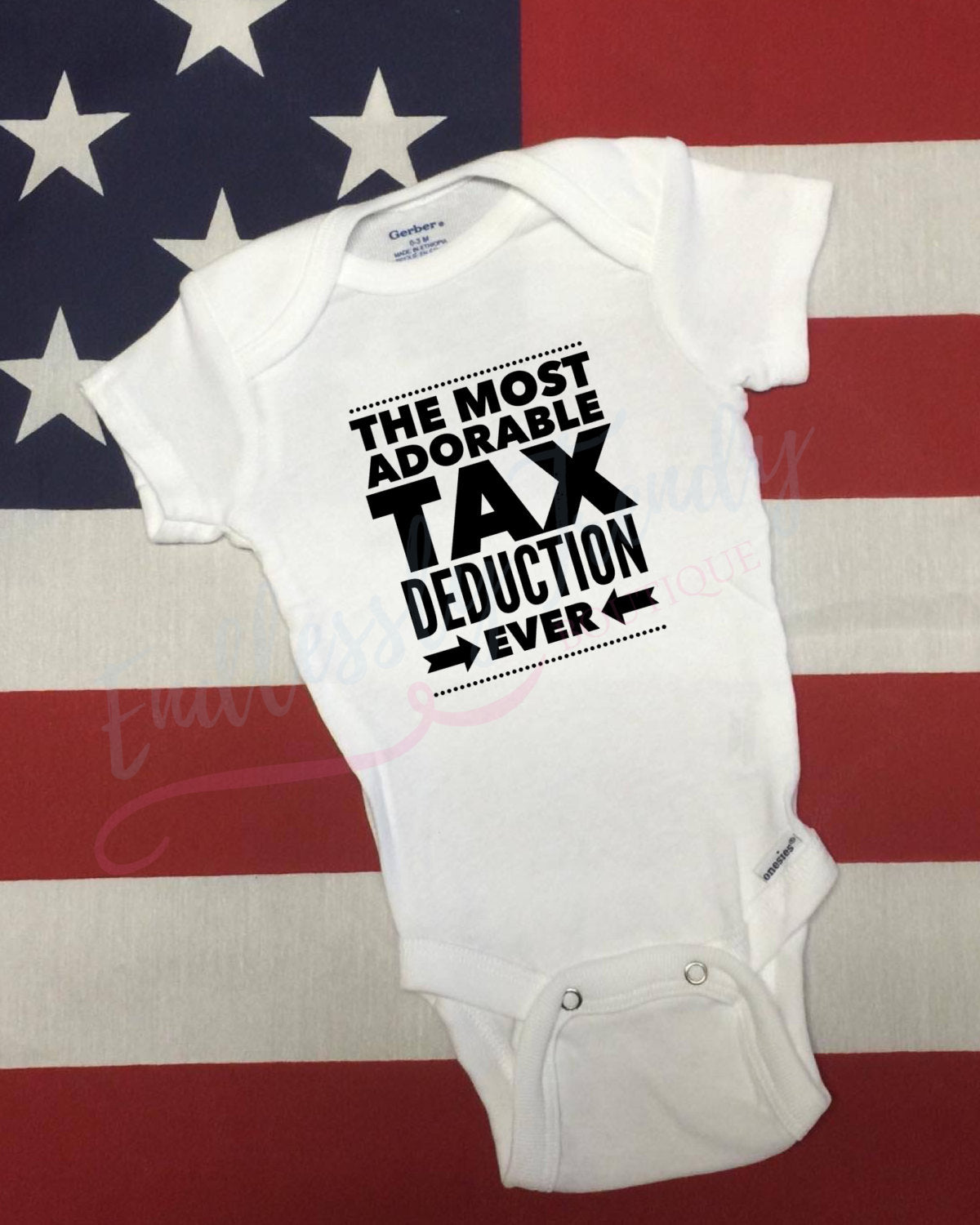The Most Adorable Tax Deduction Ever Onesie® - - Endlessly Trendy Boutique