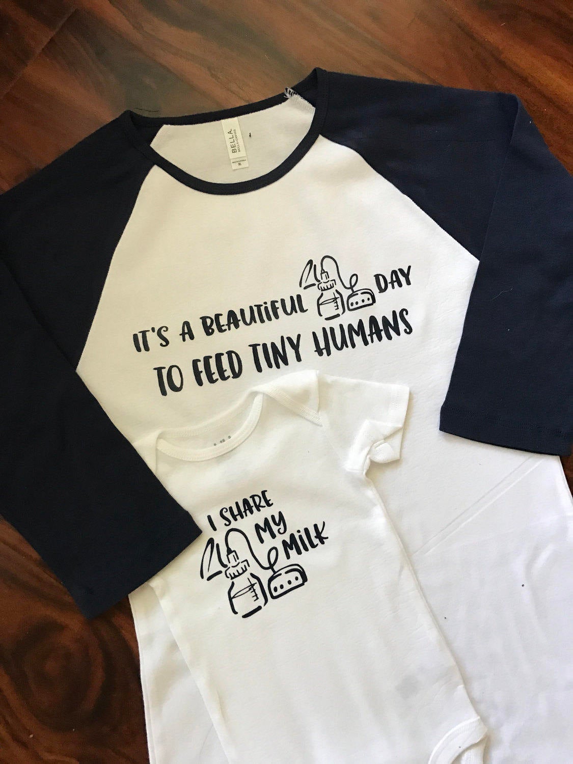 Milk Sharing Matching Mommy and Baby Shirts - I Share My Milk - - Endlessly Trendy Boutique