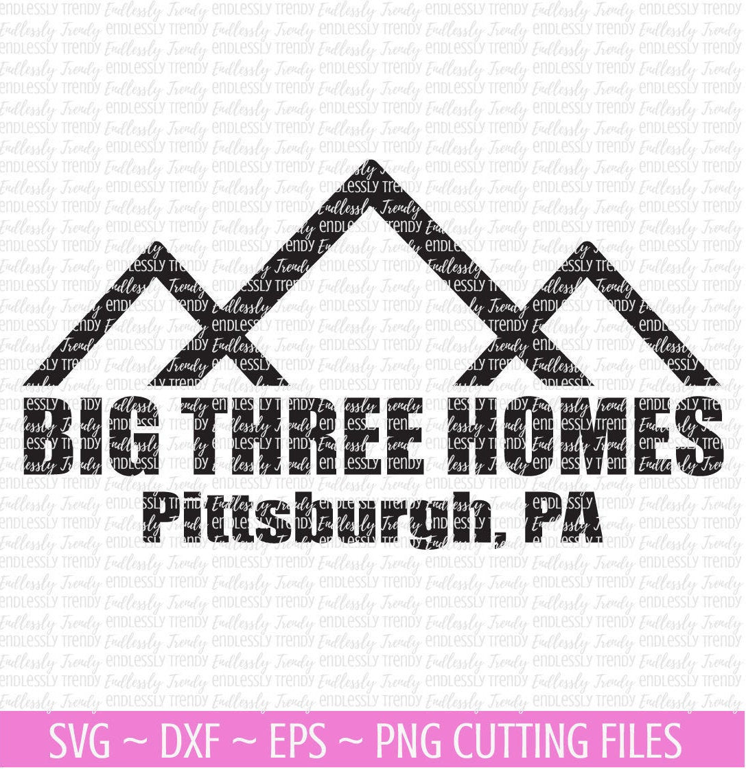 Big Three Homes This is Us - SVG File - - Endlessly Trendy Boutique