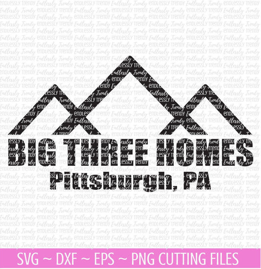 Big Three Homes This is Us - SVG File - - Endlessly Trendy Boutique