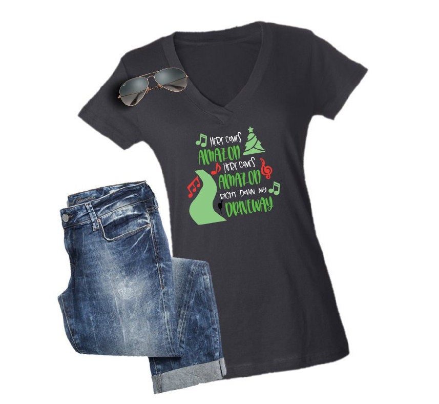 Here Comes Amazon Down My Driveway Shirt - - Endlessly Trendy Boutique