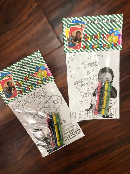 Baseball - or Any Theme YOUR child - Personalized Birthday Party Favors Set of 10 - - Endlessly Trendy Boutique