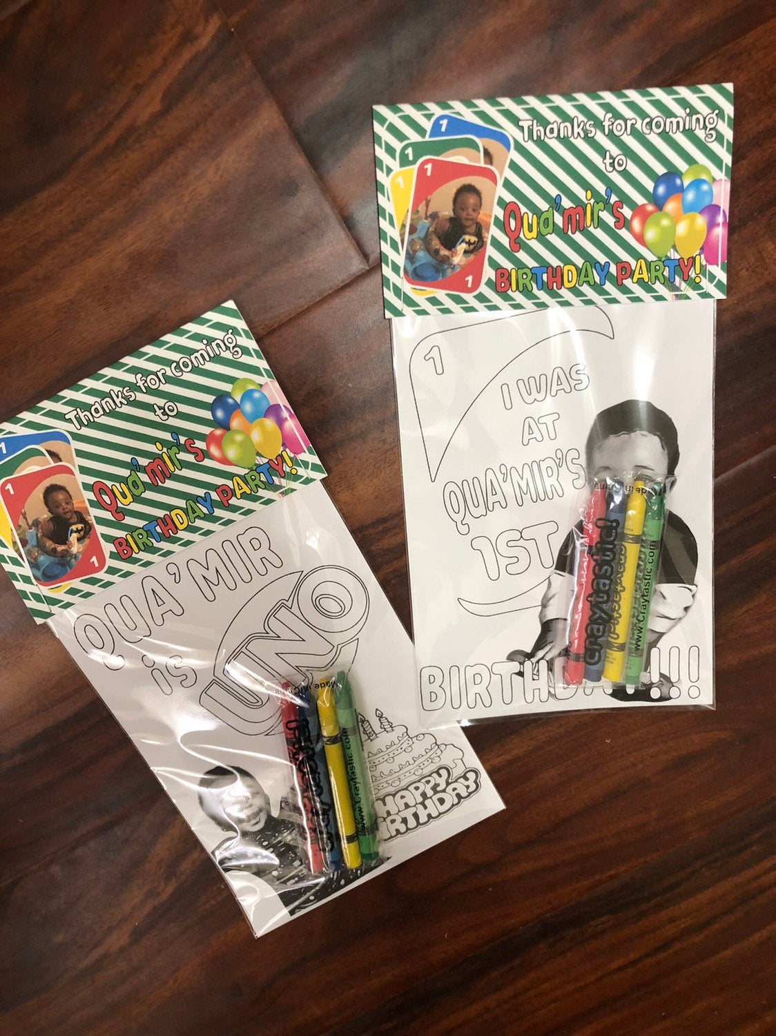 Wild Plaid Theme OR Any Theme YOUR child - Personalized Birthday Party Favors Set of 10 - - Endlessly Trendy Boutique