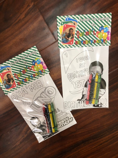 Presidential Election Theme OR Any Theme YOUR child - Personalized Birthday Party Favors Set of 10 - - Endlessly Trendy Boutique