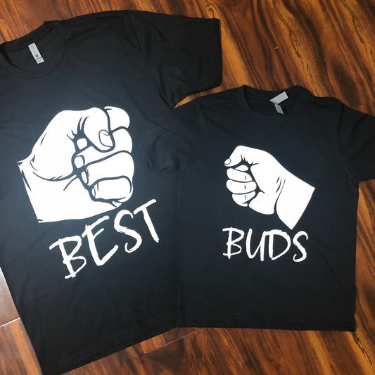 Father and Son "Best Buds" shirts {Pair of 2 shirts} - - Endlessly Trendy Boutique