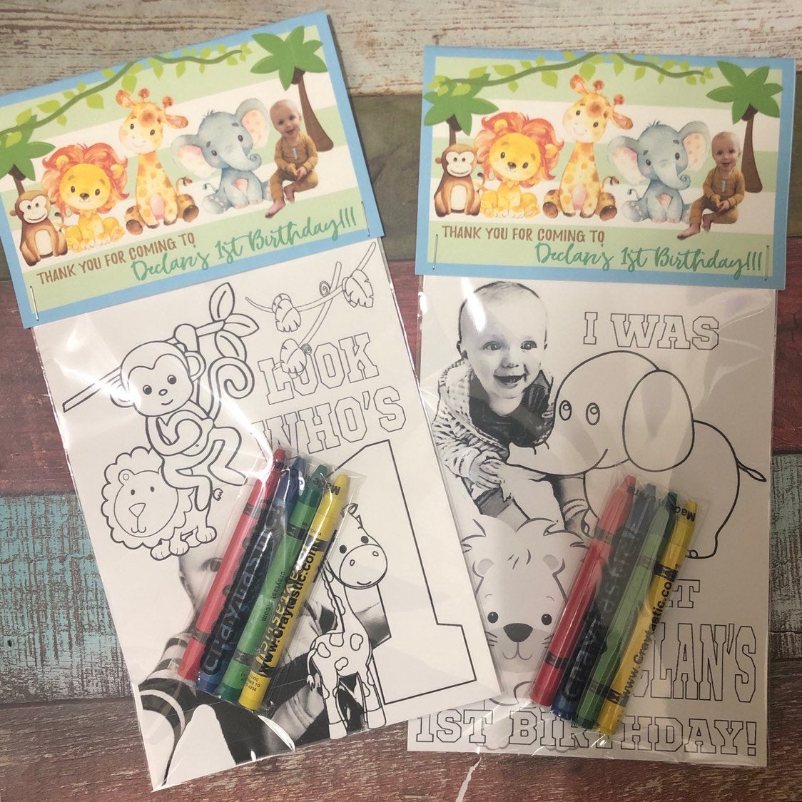 Baseball - or Any Theme YOUR child - Personalized Birthday Party Favors Set of 10 - - Endlessly Trendy Boutique