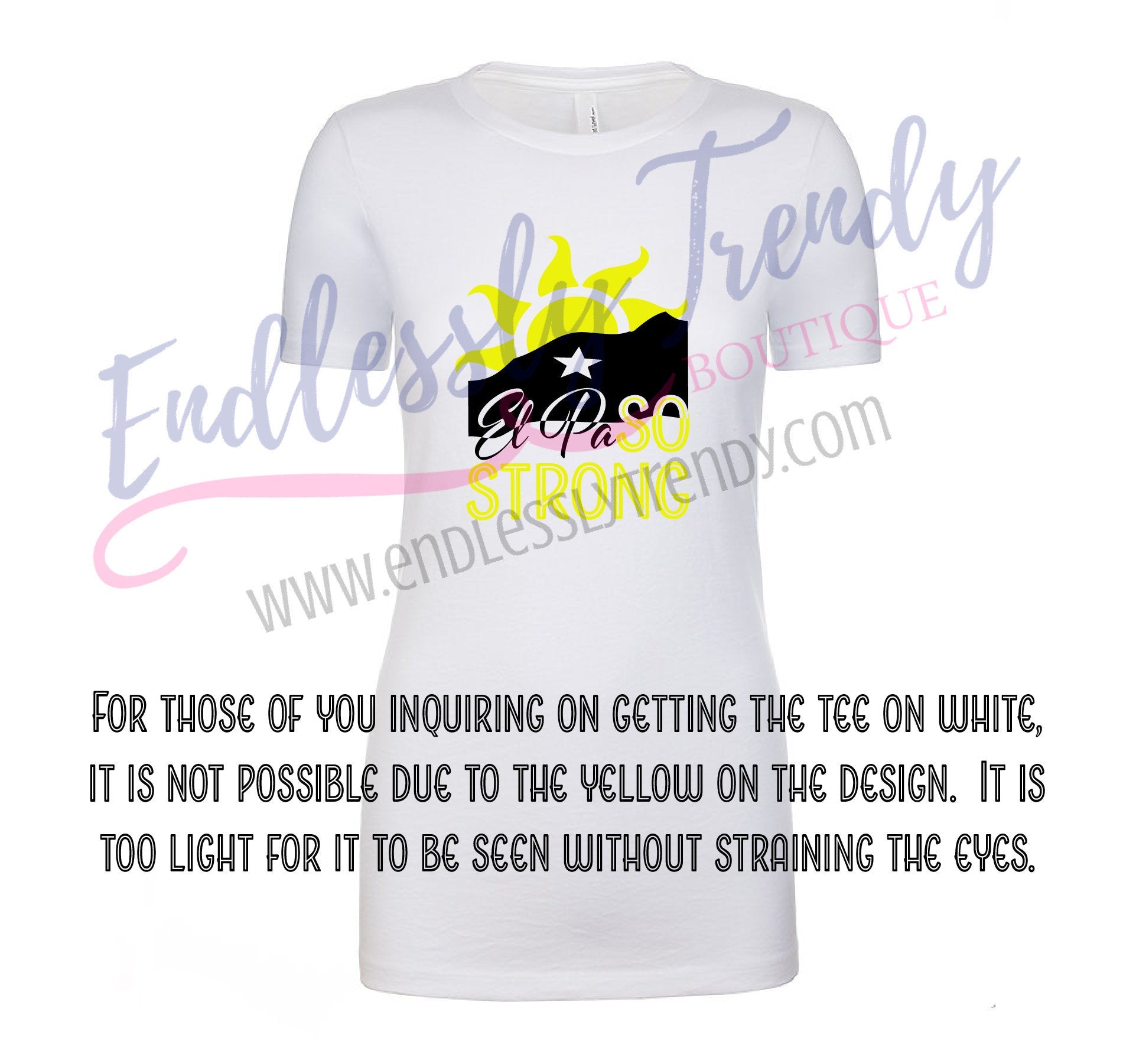 CHILD SIZING - El Paso Strong Tee - #ElPaSOSTRONG - Endlessly Trendy Boutique