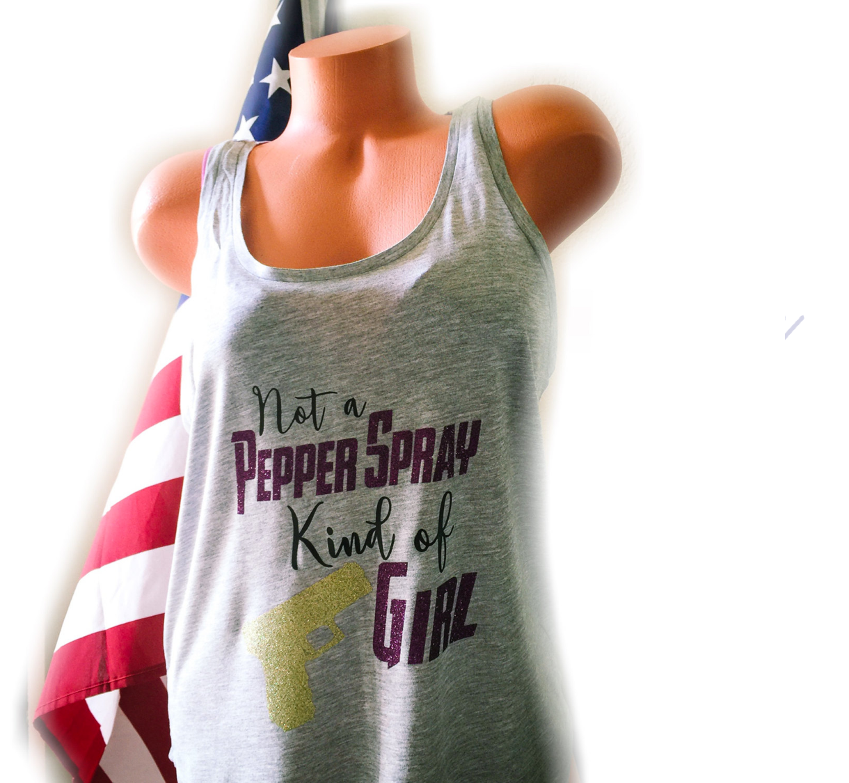 Not a Pepper Spray Kind of Girl T Shirt - - Endlessly Trendy Boutique