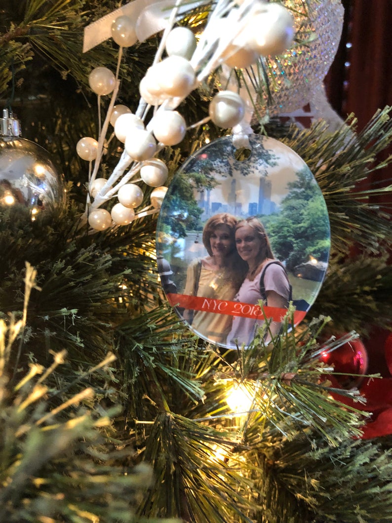 Add YOUR Photo Ornament - Shatterproof Acrylic Ornament  - - Endlessly Trendy Boutique