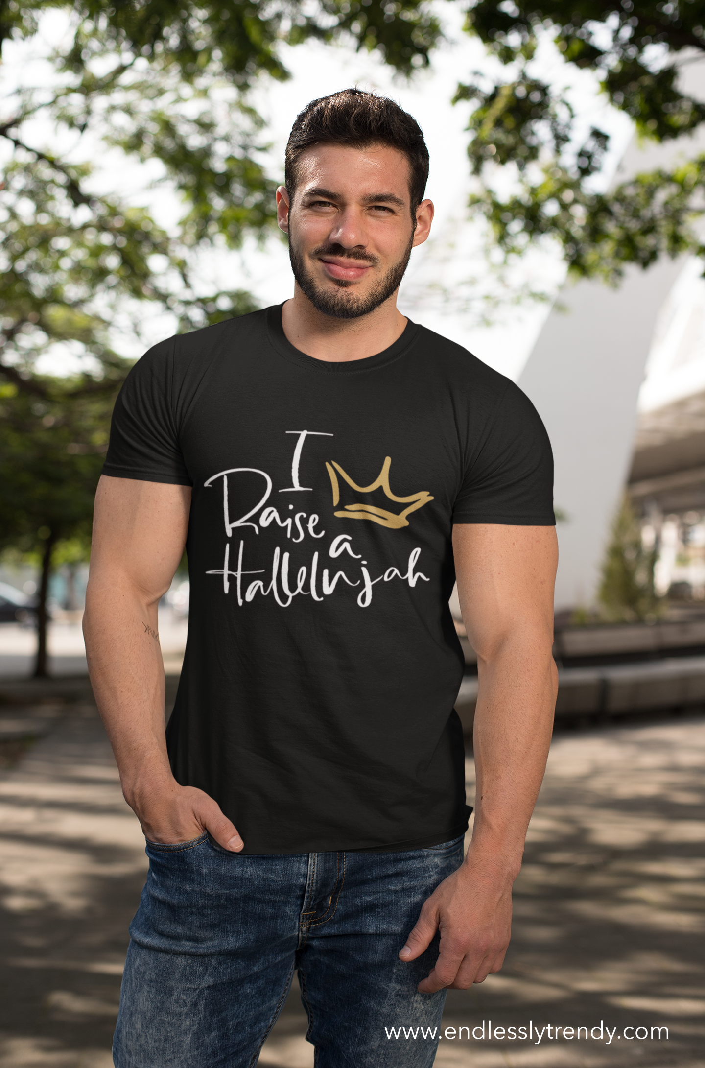 I Raise a Hallelujah Tee - Endlessly Trendy Boutique