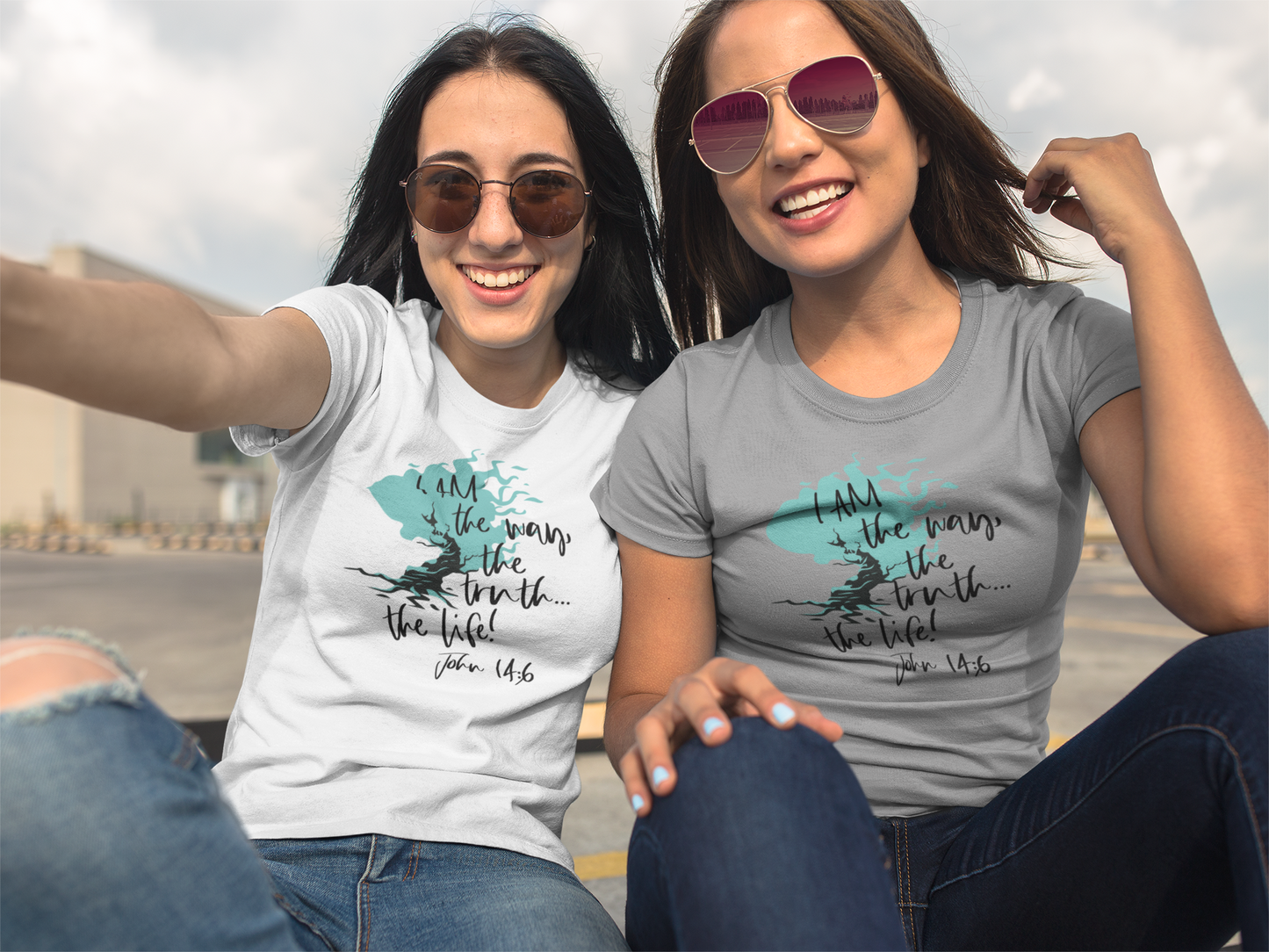 "I AM" the Way, the Truth, The Life John 14:6 Inspirational Jesus T-Shirt - - Endlessly Trendy Boutique